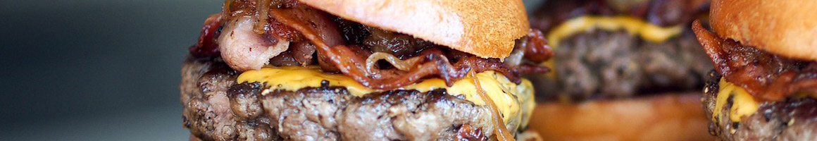 Eating Burger at Casa Burger Drive-In restaurant in Arvin, CA.